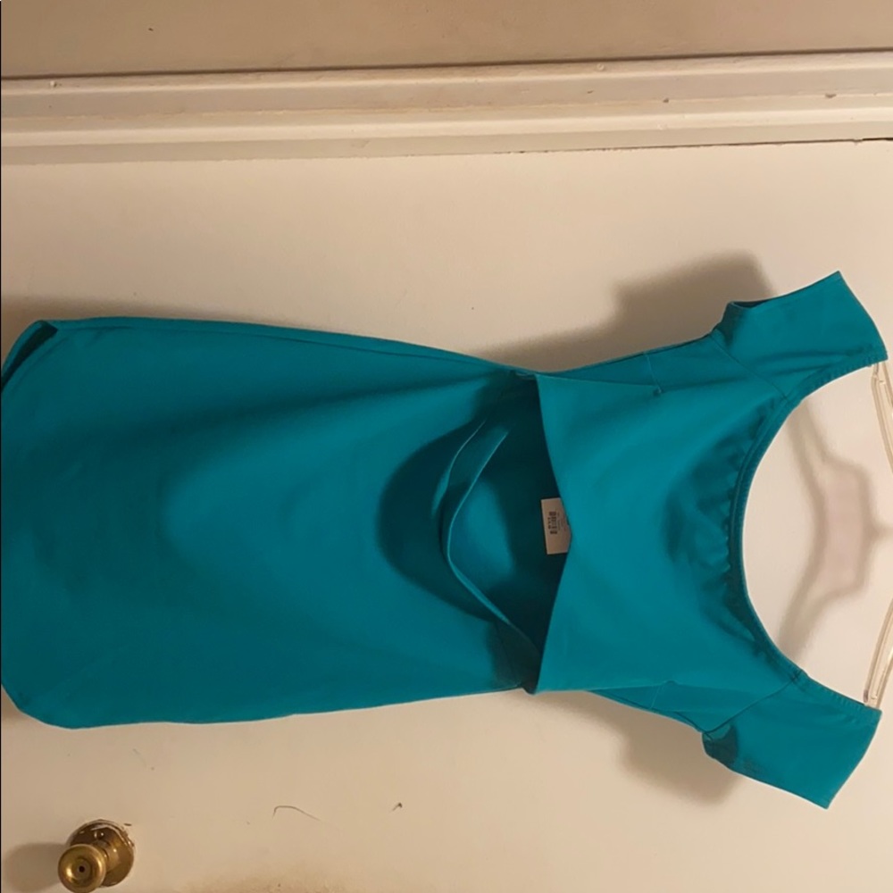 Green cutout dress